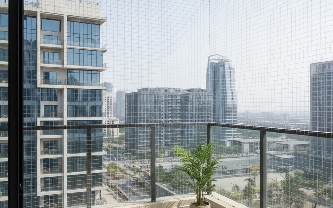 Pigeon Net In Delhi NCR | Balcony Bird Net Installation Service